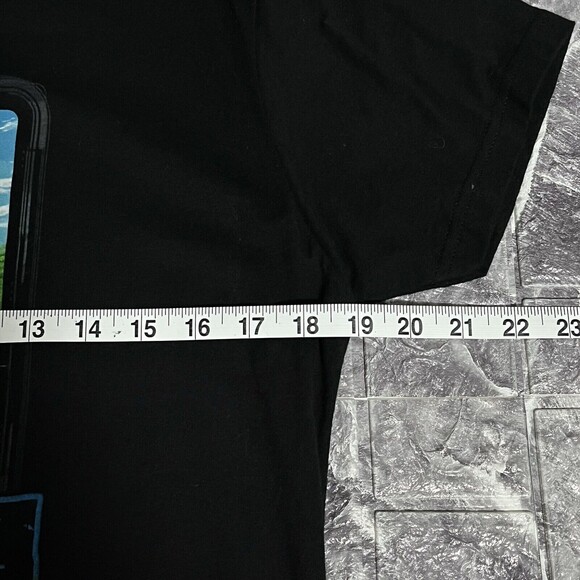 NWT EDEN THREE (2XL) Black Graphic Anime T-Shirt 100% Cotton Netflix AI Robot - Picture 4 of 5